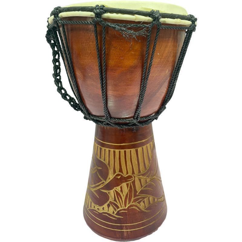 ジャンベ 民族楽器 打楽器 太鼓 2個セット アンティーク_画像6