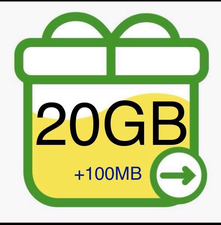 mineo パケットギフト 20GB + 100MB?_画像1