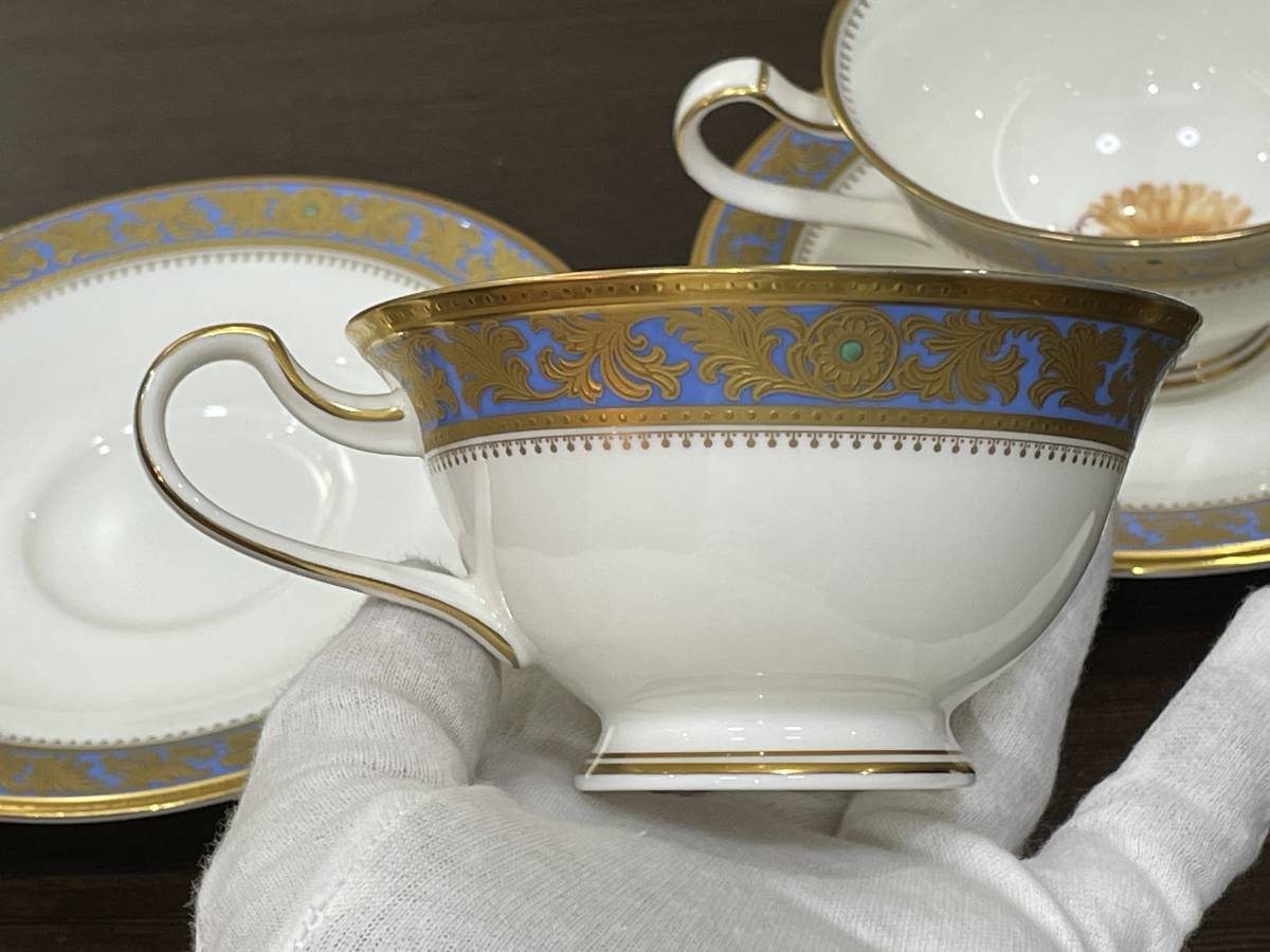 ☆【ボーンチャイナ コーヒー/紅茶 碗皿 2客セット】Noritake ☆【ボーンチャイナ コーヒー/紅茶 碗皿 2客セット】Noritake