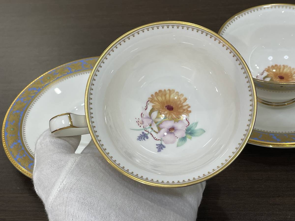 ☆【ボーンチャイナ コーヒー/紅茶 碗皿 2客セット】Noritake ☆【ボーンチャイナ コーヒー/紅茶 碗皿 2客セット】Noritake