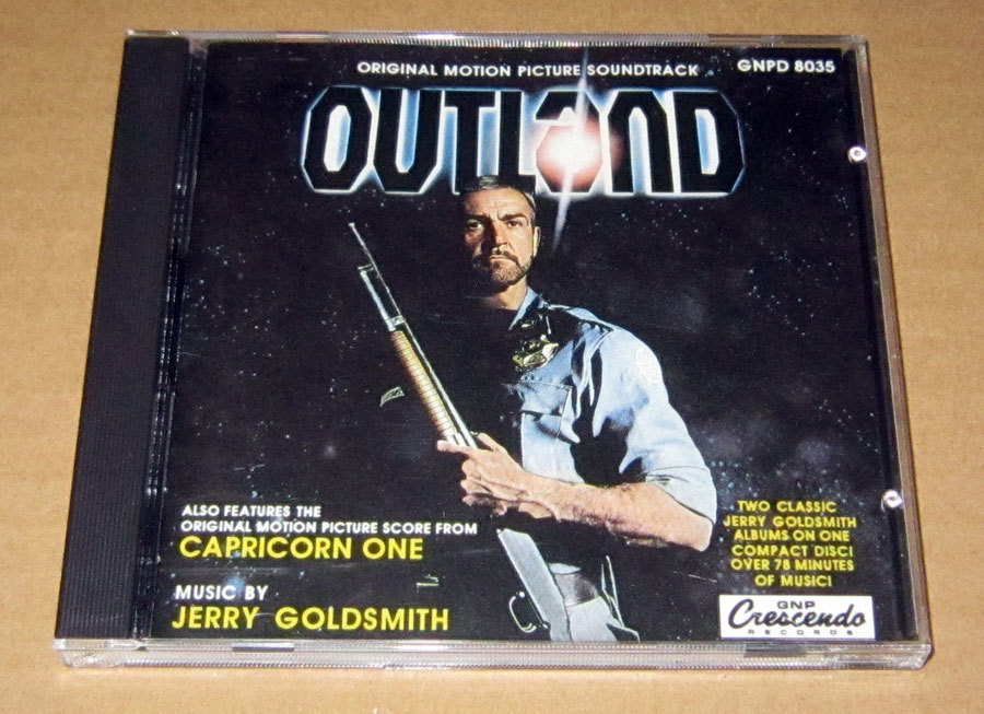 CD　アウトランド/カプリコン・1　サウンドトラック　ジェリー・ゴールドスミス●Outland Capricorn One_画像1
