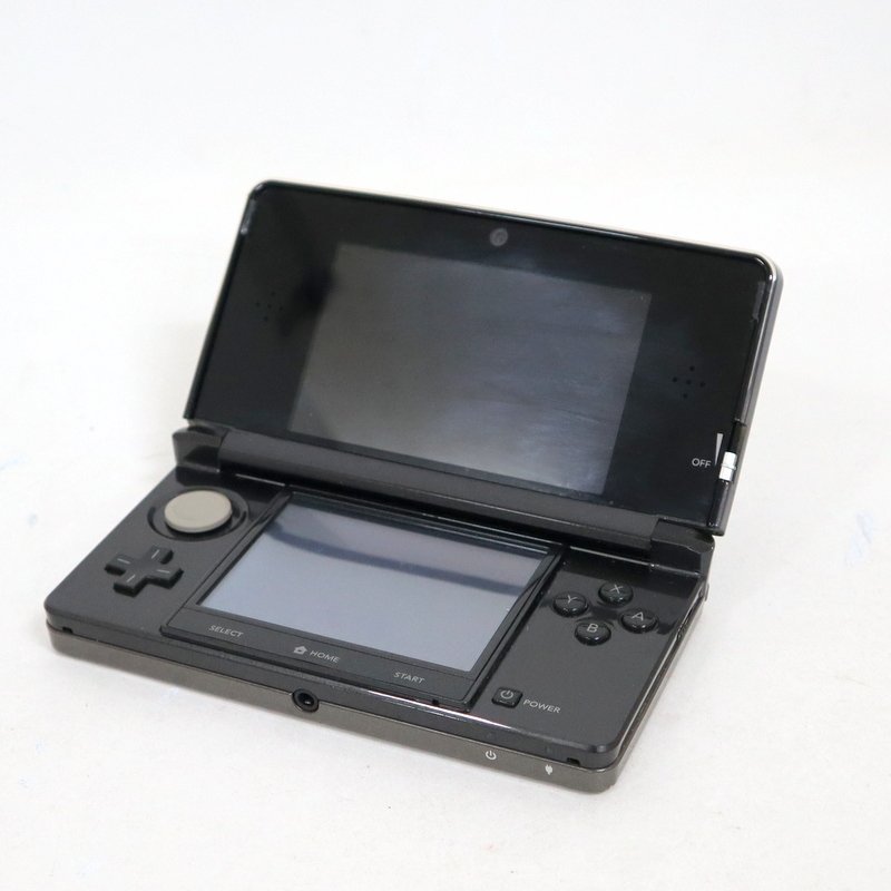 【NINTENDO/ニンテンドー】3DS CTR-001 ブラック タッチペン付き 任天堂 携帯ゲーム機 初期化済み/ts0125