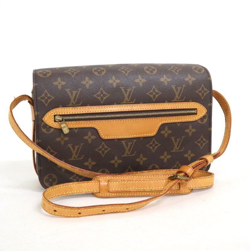 【LOUIS VUITTON】ルイヴィトン サンジェルマン28 モノグラム ブラウン M51207 N00950/ショルダーバッグ/中型バッグ/2j2008_画像1