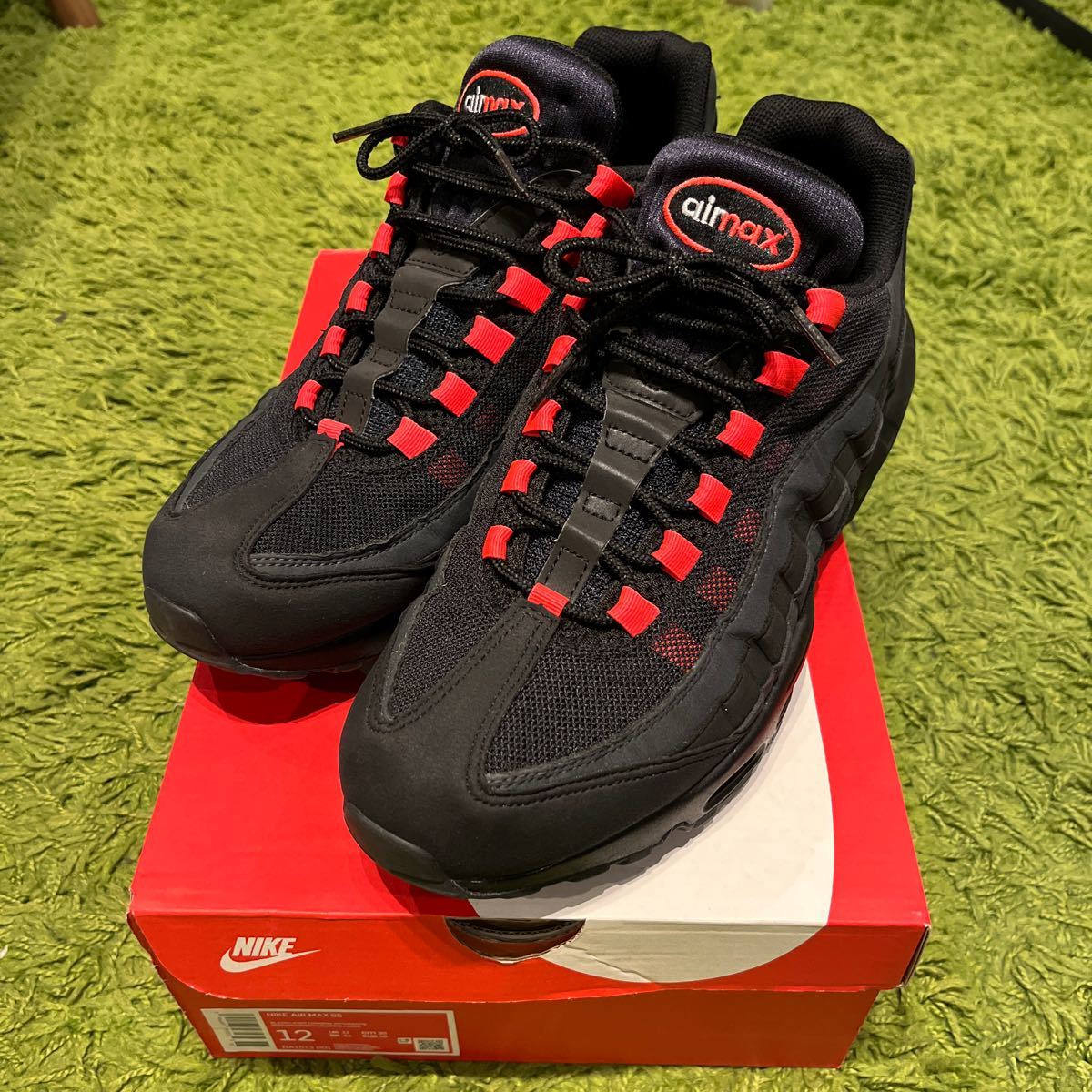 Nike Air Max 95 Black Laser Crimson_画像1