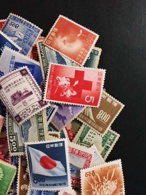 戦後記念切手　未使用ロット　100枚以上　1946年～1956年発行_画像2