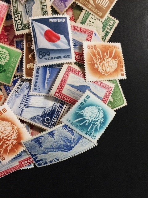 戦後記念切手　未使用ロット　100枚以上　1946年～1956年発行_画像3
