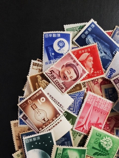 戦後記念切手　未使用ロット　100枚以上　1946年～1956年発行_画像5