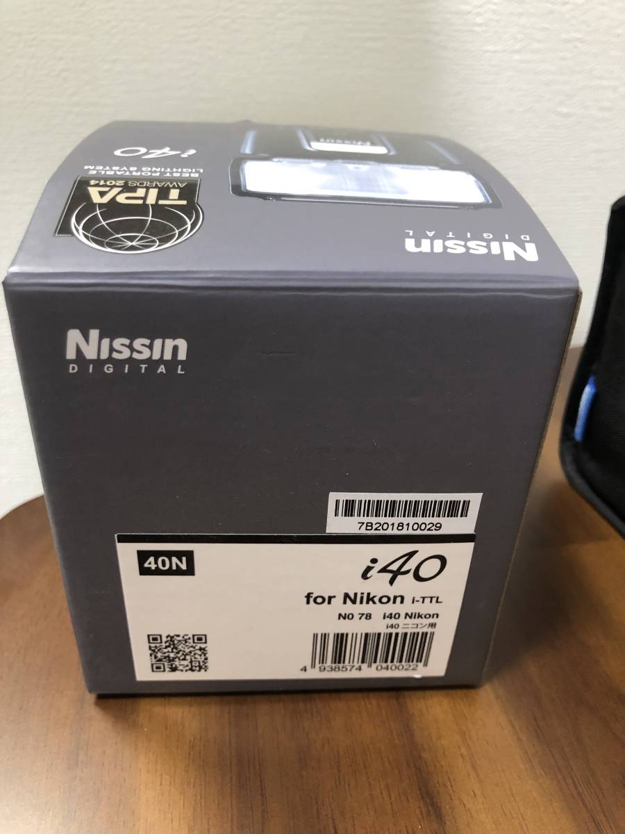 Nissin DIGITAL i40 ニコン用 ストロボ フラッシュ for Nikon ニコン 元箱付き Nissin ニッシンデジタル 札幌市_画像6