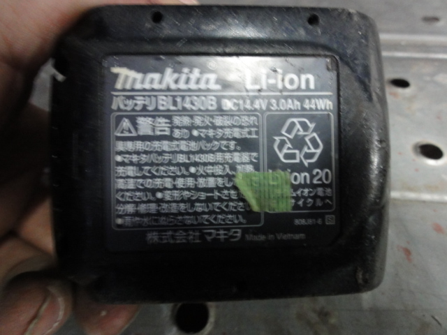 414　マキタ　ＢＬ1430Ｂ　14.4Ｖ_画像3