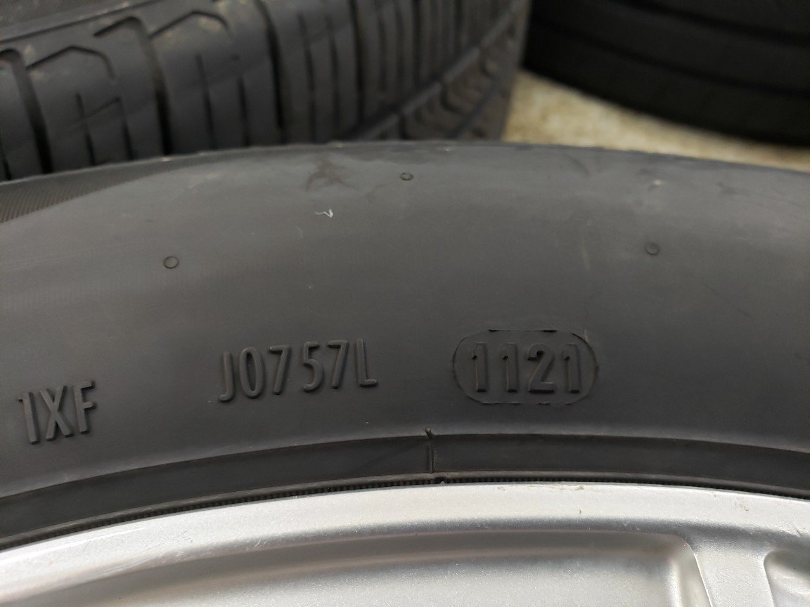 ◎傷小良品 深溝215/55R17 215/55-17セット WEDS JOKER 17in 7J +53 114.3/5H 検） エスティマ オデッセイ ヴェゼル CX-3 手渡OK 即納_画像6