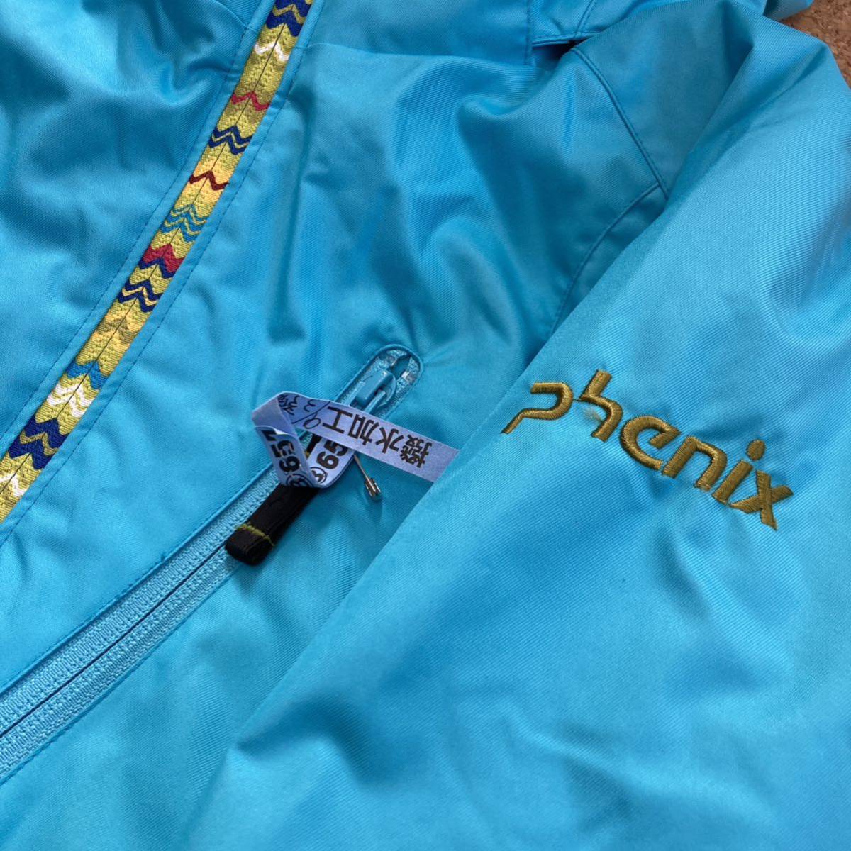 フェニックス phenix スキーウェア 上下 セット 子供 キッズ スノボ スキー スノーボード 160サイズ 青×黒 ジャケット パンツ ウェア _画像2