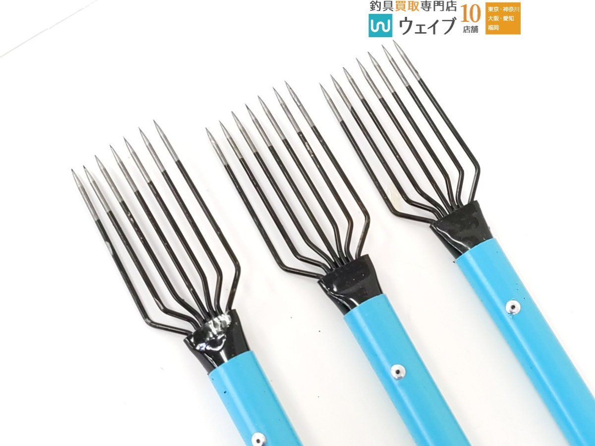 橋本 柄付きヤス 7又 モリ 銛 魚取り 魚突き スピア 未使用品 ※注有 超美品_160N443116 (7).JPG