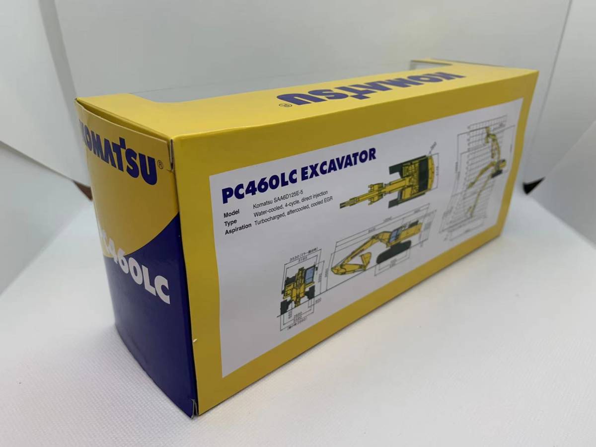 コマツ特注 1/50 コマツ KOMATSU PC460LC EXCAVATOR ショベルカー J05-01-003の画像9