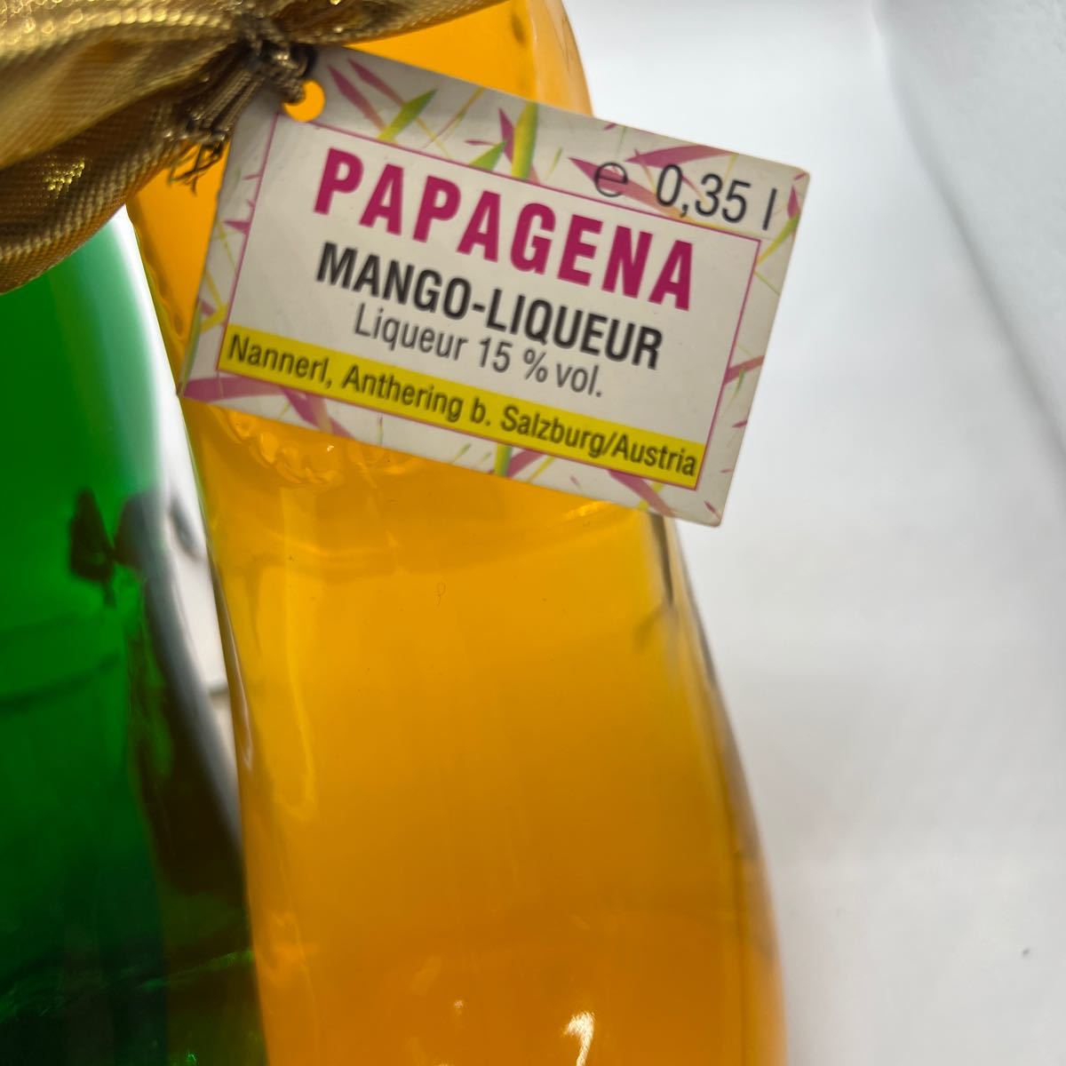 PAPAGENA パパゲーナ シンデレラシューリキュール マンゴ—　キウイ他 5本セット　350ml ※ラベル15％記載 古酒 洋酒 _画像3