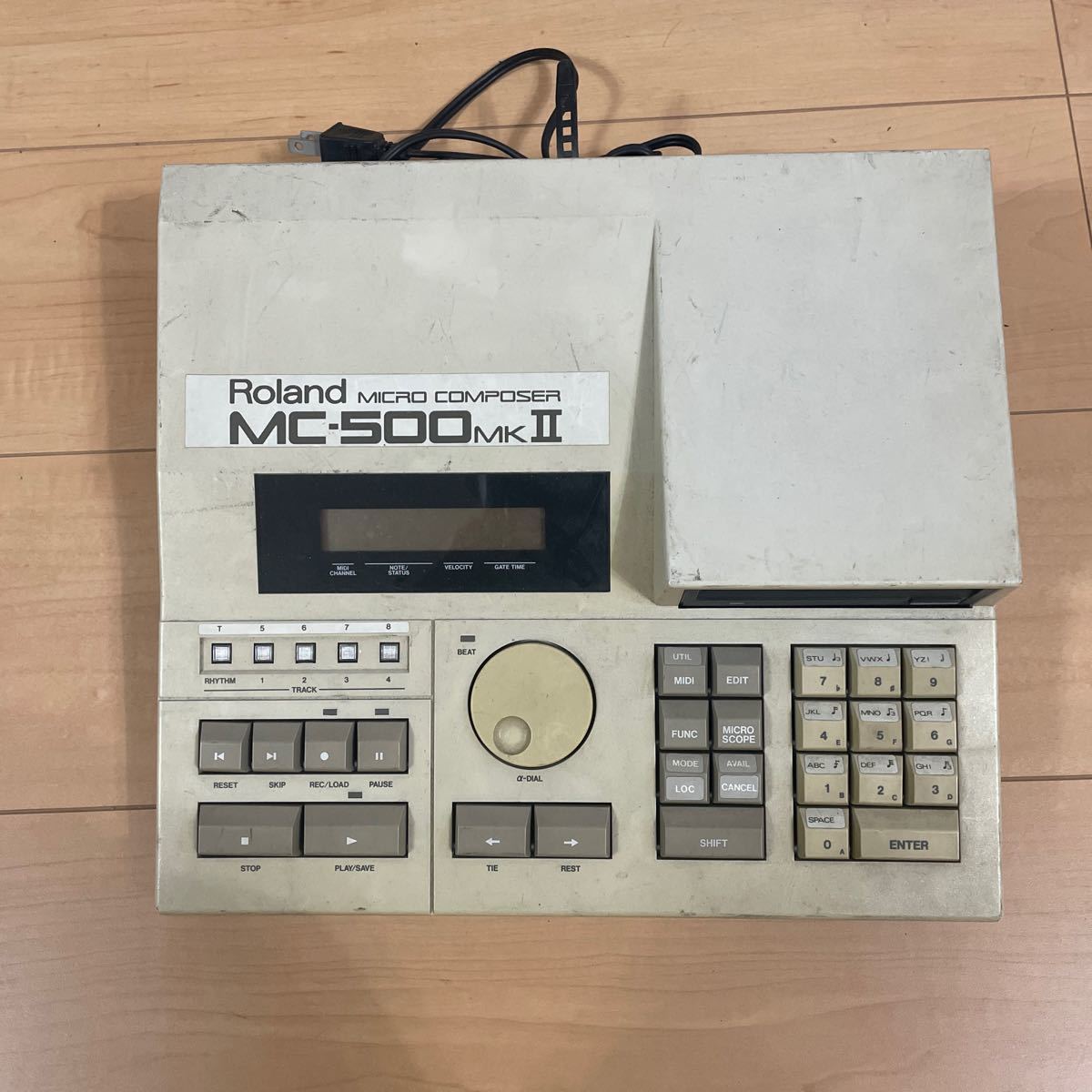 【中古】ローランド　シーケンサー　Roland　MC-500 MIDI マイクロコンポーザー_画像1