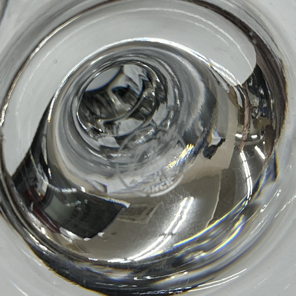 99547◎【欠け有】Baccarat バカラ トランキュリティ ワイングラス 水玉 クリスタル 大型_画像8