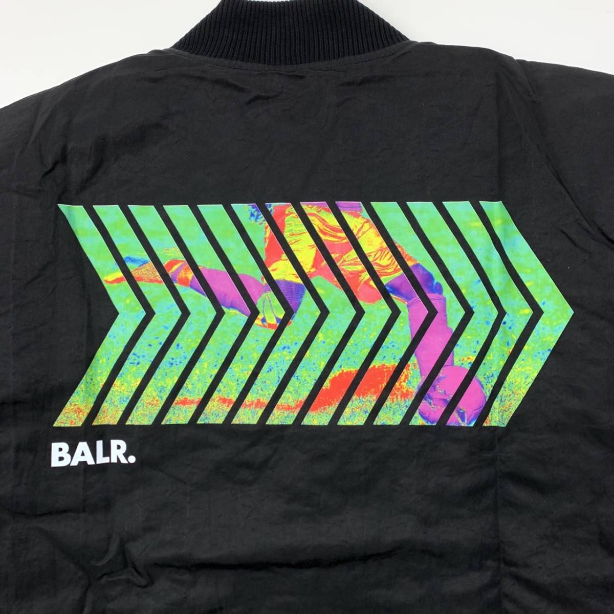 新品★BALR.★MA-1 ボンバージャケット★ブラック★ボーラー★MA1★BALR★Hazel Unisex Kick Bomber Jacket★黒 _画像6