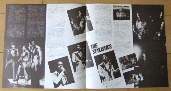 レア初回 国内 帯付 SOUL LP ■ The Stylistics / Live in Japan [ 日本フォノグラム RJ-7594 ] '78の画像10