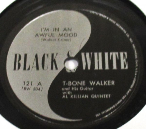 ** BLUES 78rpm ** T-Bone Walker I'm In An Awful Mood / Hard Pain Blues [ US ] SP盤