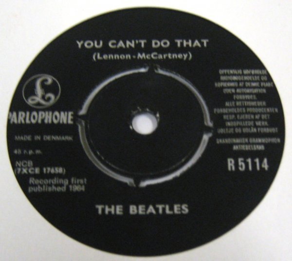 ★ シングル盤 The Beatles Can't Buy Me Love [DENMARK '64 Parlophone R 5114 ]_画像4