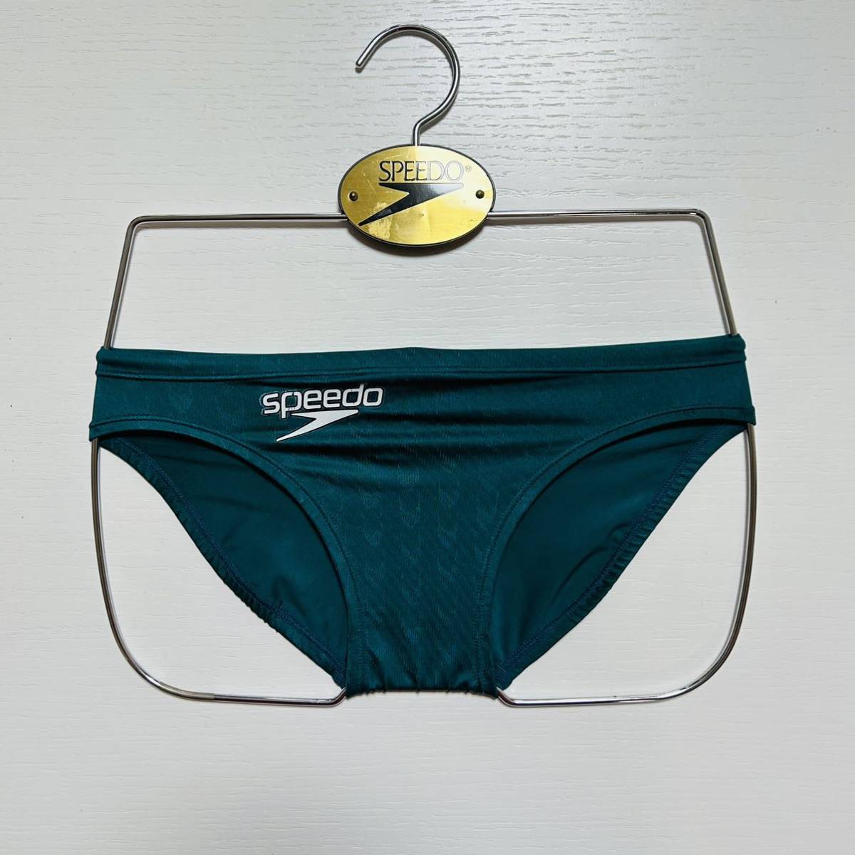 競パン SPEEDO ウロコ柄 Mサイズ ダークグリーン_画像1