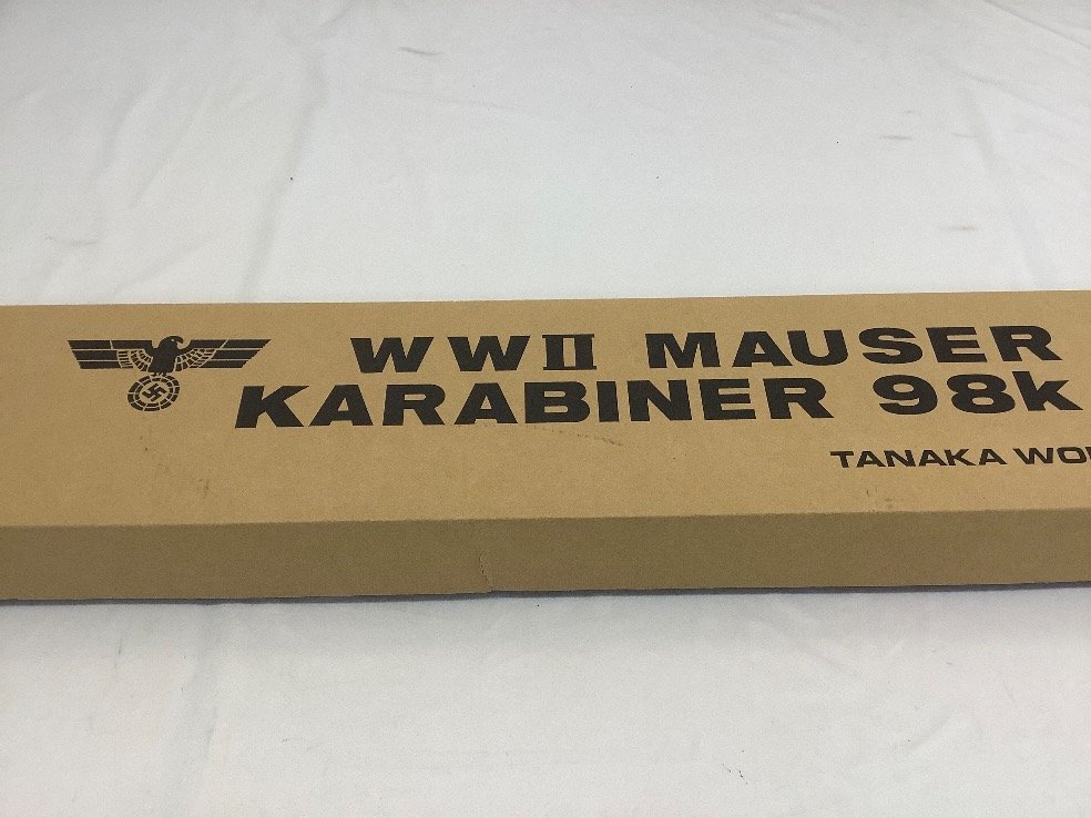 タナカ WWII MAUSER KARABINER 98K ドイツ軍 モーゼル98k モデルガン【SMGマーク有】 動作未確認 中古品 ACB_画像9