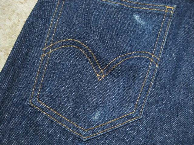 即決★W30 LEVI'S VINTAGE CLOTHING リーバイス 606 米国製 30605-0030 ビンテージ復刻 スキニー スリム ペンシル オレンジタブ BIGE USA の画像8