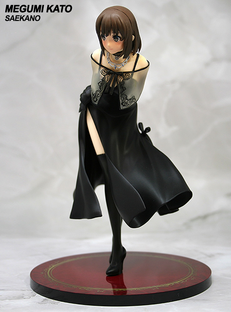 ★冴えない彼女の育てかた 加藤恵 “正装ブラックドレス” 1/6 リペイント完成品フィギュア/KATO MEGUMI 霞ヶ丘詩羽 澤村・スペンサー_画像9