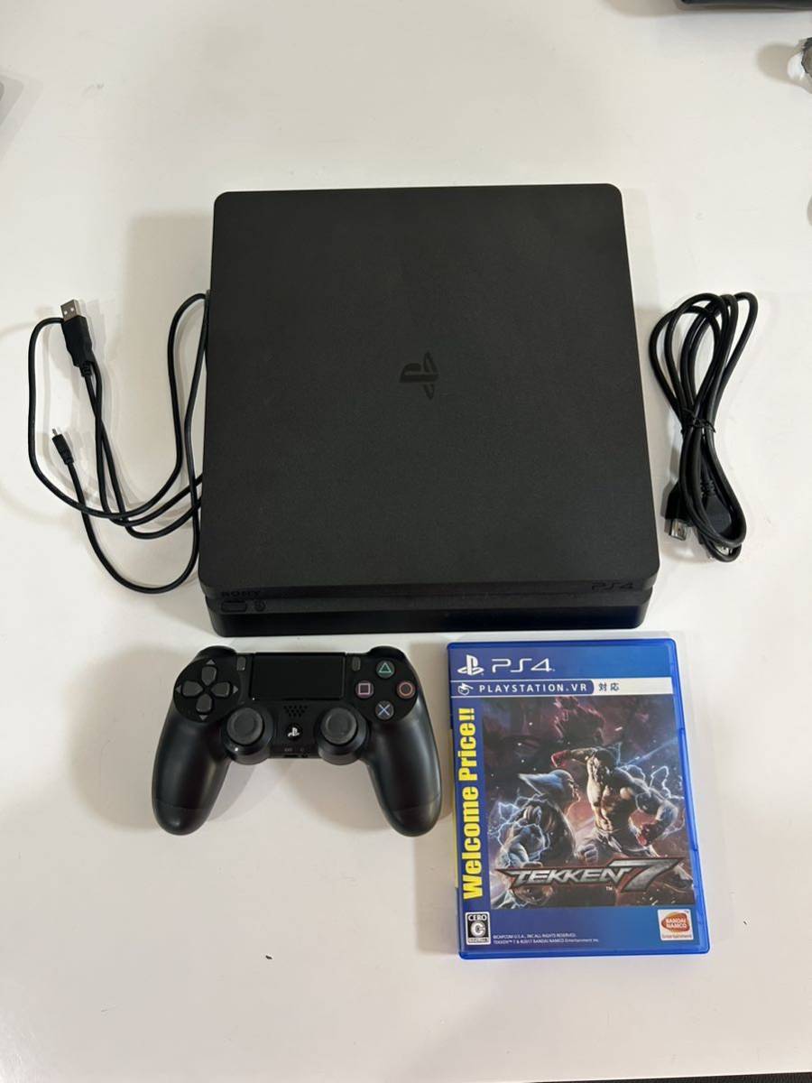 PS4 PlayStation4 本体 500GB SONY CUH-2200A 動作確認済☆おまけ鉄拳7