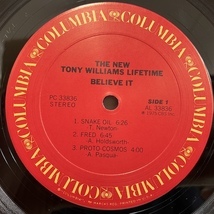 ■即決 FUSION Tony Williams / Believe It pc33836 jf32934 米オリジナル、赤 トニー・ウィリアムス_画像2