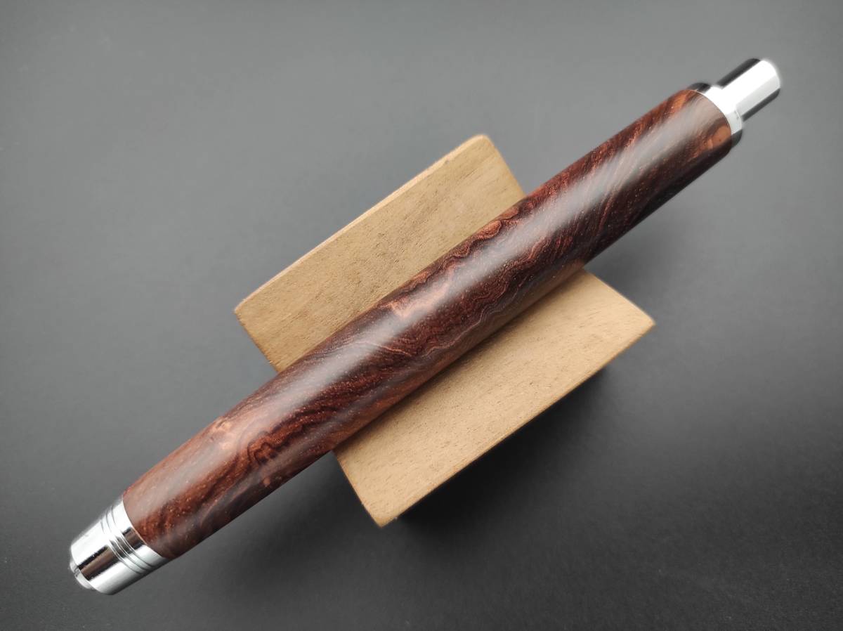 【FongLai Woodworks】5.6mm　芯ホルダー　【ホンジュラスローズウッドの瘤材】Clutch Pencil_画像2