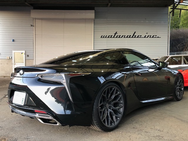 車検付 令和7年12月 LC500 Lパッケージ URZ100 ガソリン レクサス VOSSEN H-F2 22インチ RS-R車高調 無事故 実走行_画像3