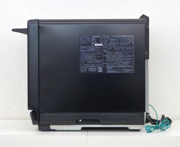 動作品 SHARP/シャープ ウォーターオーブン HEALSIO AX-X10-B 2020年製 ブラック 30L 縦開き ヘルシオ スチームオーブンレンジ 電子レンジ_画像5