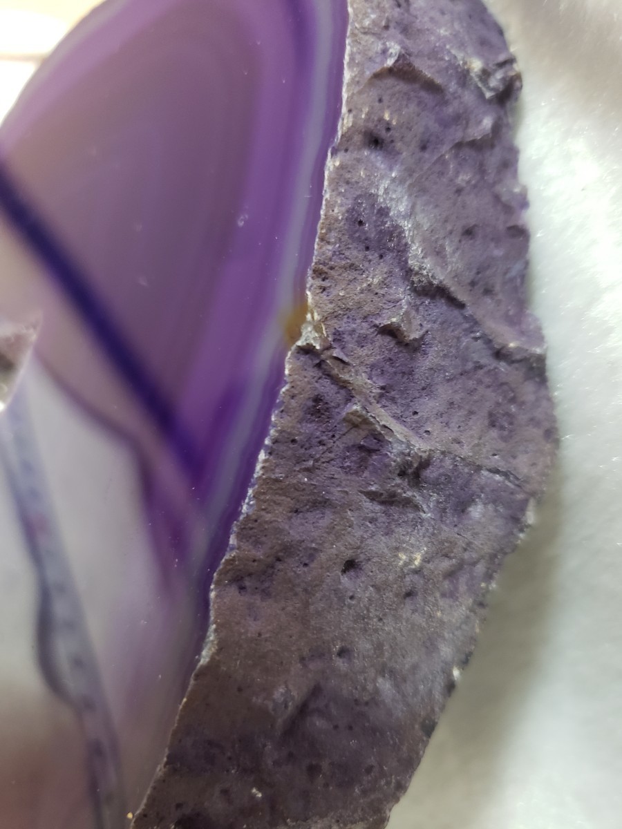 ◆原石◆側面磨き◆1点物◆色/紫◆サイズ/画像参考◆ウルグアイ産◆水晶◆天然石◆パワーストーン◆未使用◆オブジェなど_画像9