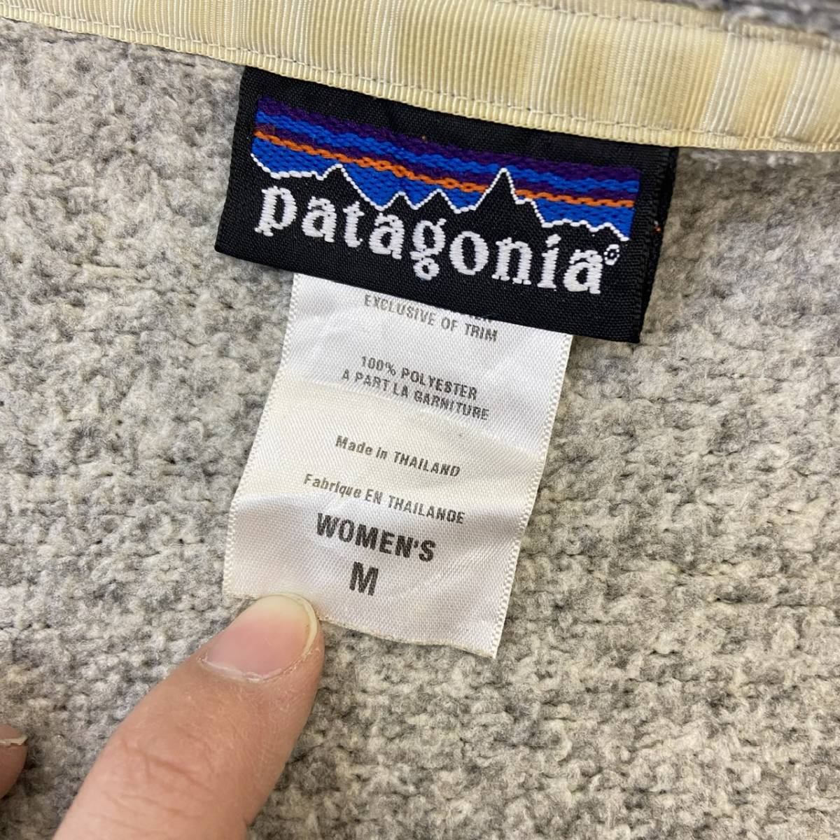 patagonia ベターセーター フリース ジャケット M グレー フルジップ ジップアップ パタゴニア Better Sweater 2017年製 25540_画像5