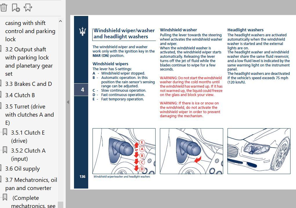  Maserati Cuatro Porte M139 Work shop manual Ver2 service book Maserati maserati quattroporte repair book 