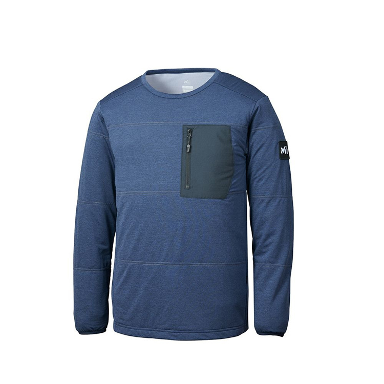 ミレー アルファ ライト スウェット II クルー HEATHER NAVY S(日本サイズM) MIV01902-6357 ALPHA LIGHT SWEAT II CREW M MILLET 未使用