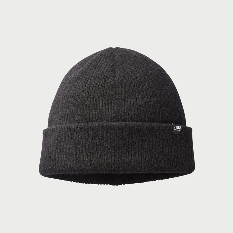 カリマー ヘビーウールビーニー [カラー；ブラック フリー #200130-9000 heavy wool beanie Black KARRIMOR 新品 未使用の画像1