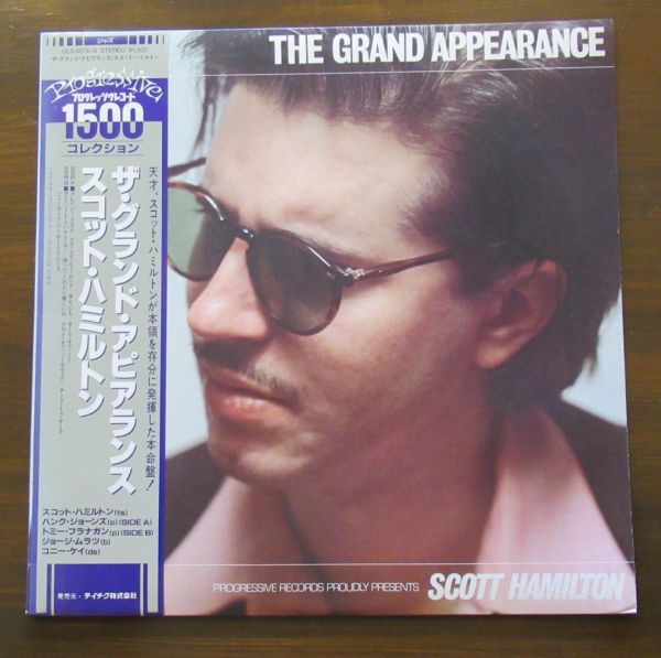 JAZZ LP/帯・ライナー付き美盤/Scott Hamilton Quartet - The Grand Appearance/A-11374_画像1