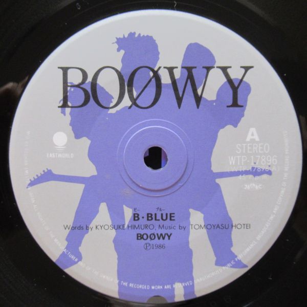 和モノ EP/美盤/Boowy - B・Blue / Working Man/A-11281_画像3