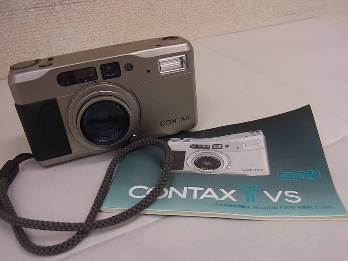 151210K61-1215K-B2■CONTAX コンタックス■T VS コンパクトカメラ 京セラ 動作未確認／ジャンク扱い