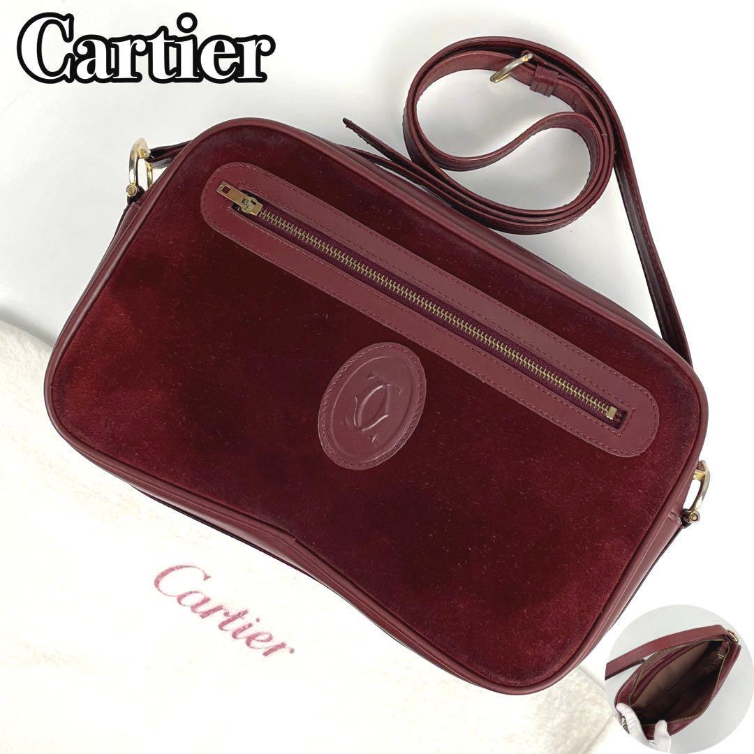 美品】Cartier カルティエ マストライン ショルダーバッグ 美品】Cartier カルティエ マストライン ショルダーバッグ