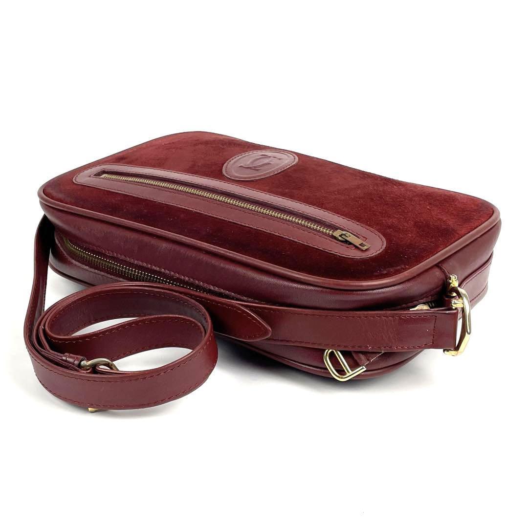 美品】Cartier カルティエ マストライン ショルダーバッグ 美品】Cartier カルティエ マストライン ショルダーバッグ