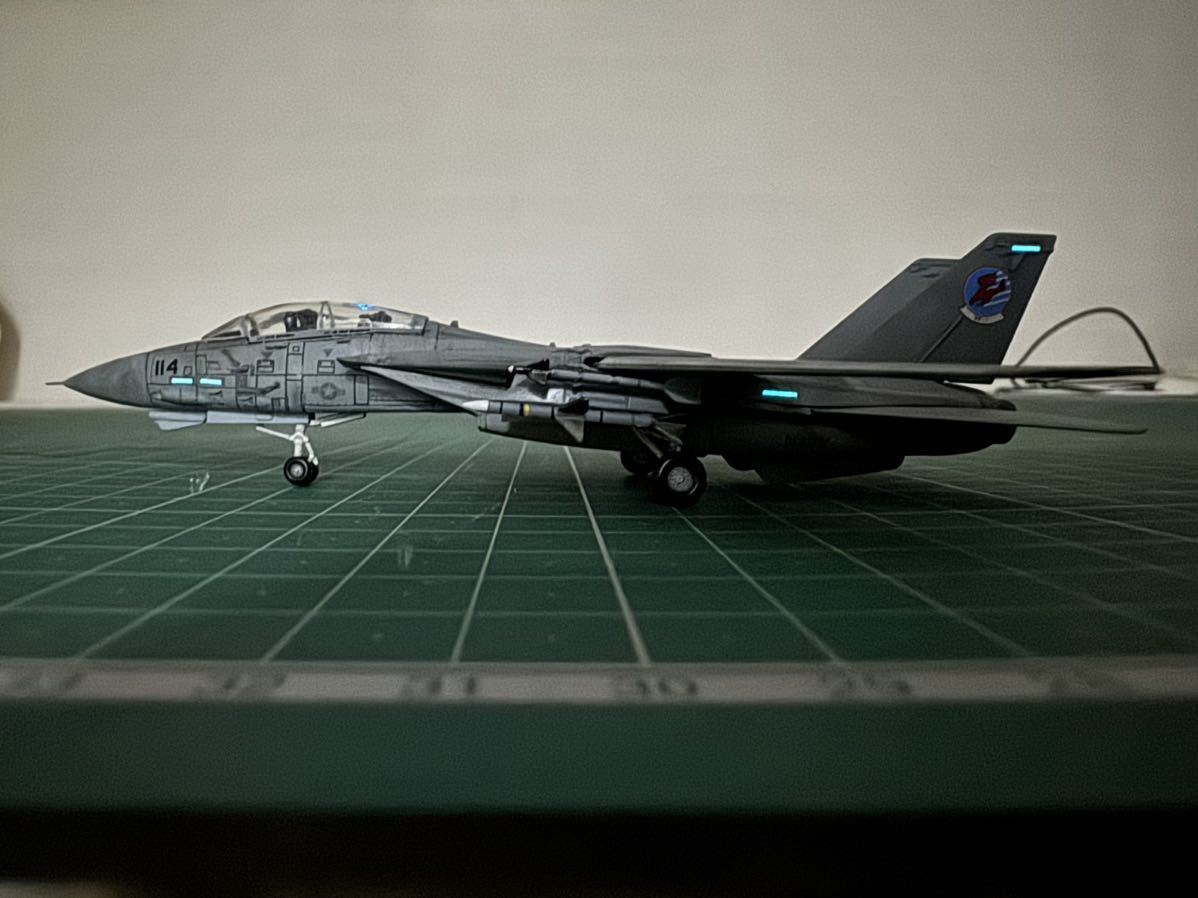 1/144 トップガン F-14 a トムキャット　マーヴェリック機　F-toys 徹底改修　オープンキャノピー付き　tomcat memories2 TOPGAN_画像10