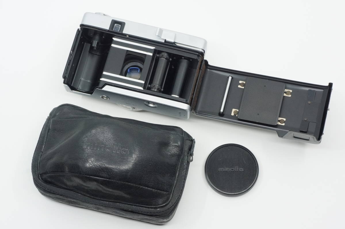 ミノルタ repo-S レンズ＆外観きれいな難あり品 ROKKOR-PF 32mm F1.8 minolta ハーフサイズカメラ レンジファインダー_画像10