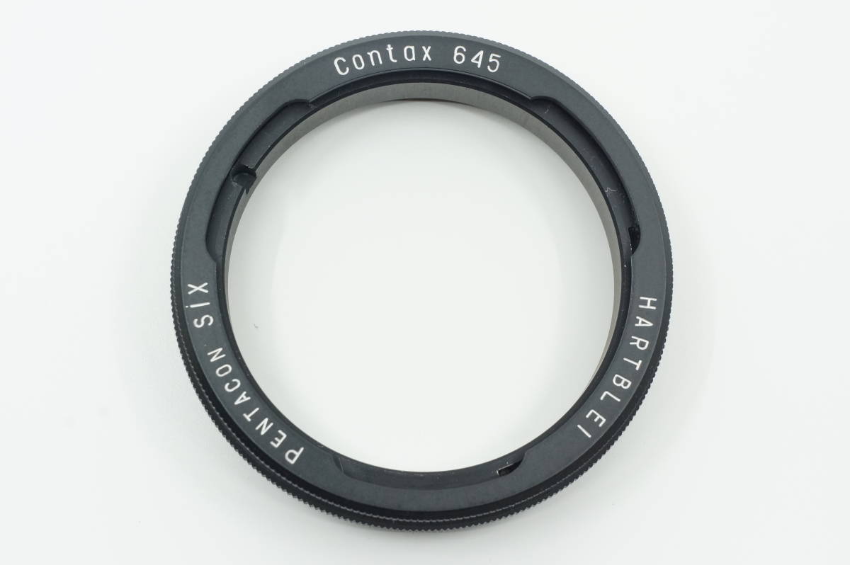 Pentacon SIX=CONTAX 645 mount adaptor #HARTBLEI company manufactured structure # pen octopus n Schic s(P6) lens . Contax 645. possible to use conversion adaptor 