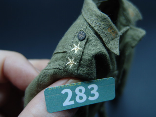 【 OD283 】1/6ドールパーツ：DRAGON製 アメリカ軍タンカースーツ【 長期保管・ジャンク扱い品 】_肩章には星2つ