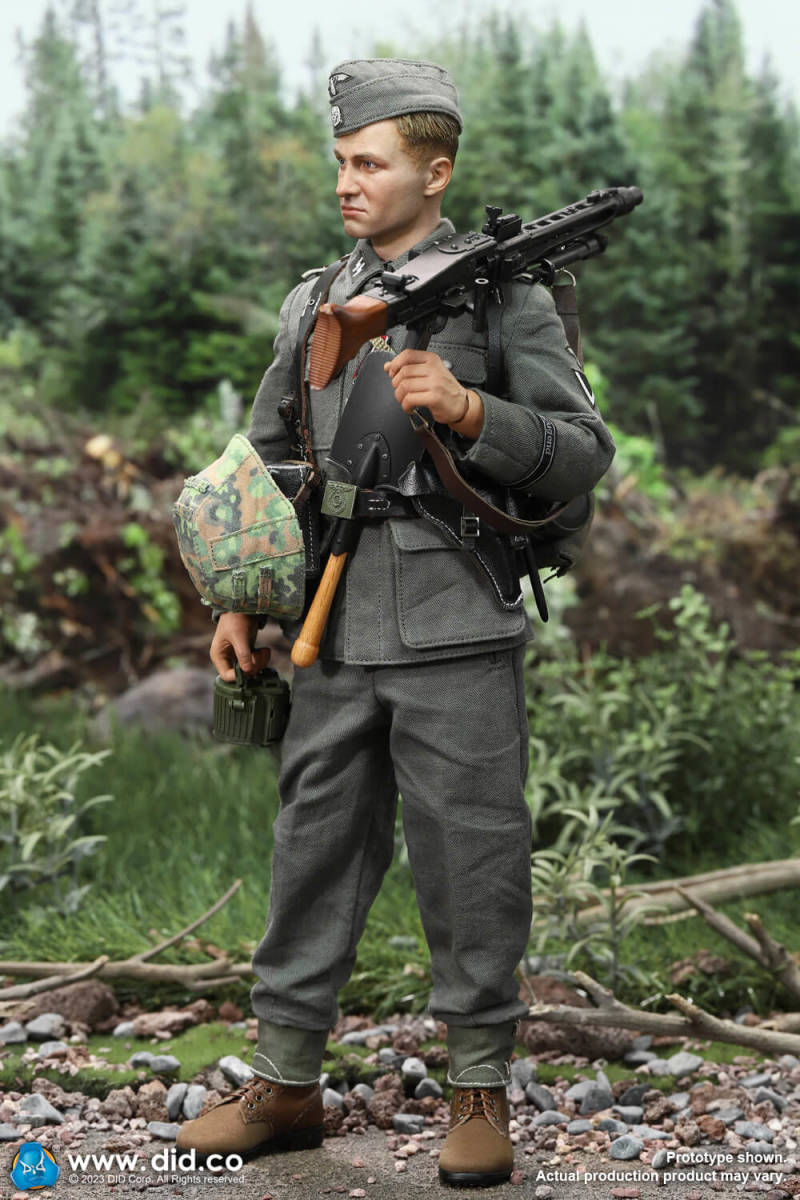 [ Otto ]1/6 doll parts :DID made WWII Germany army SS military uniform top and bottom set ( insignia kind attaching )[ new product ]