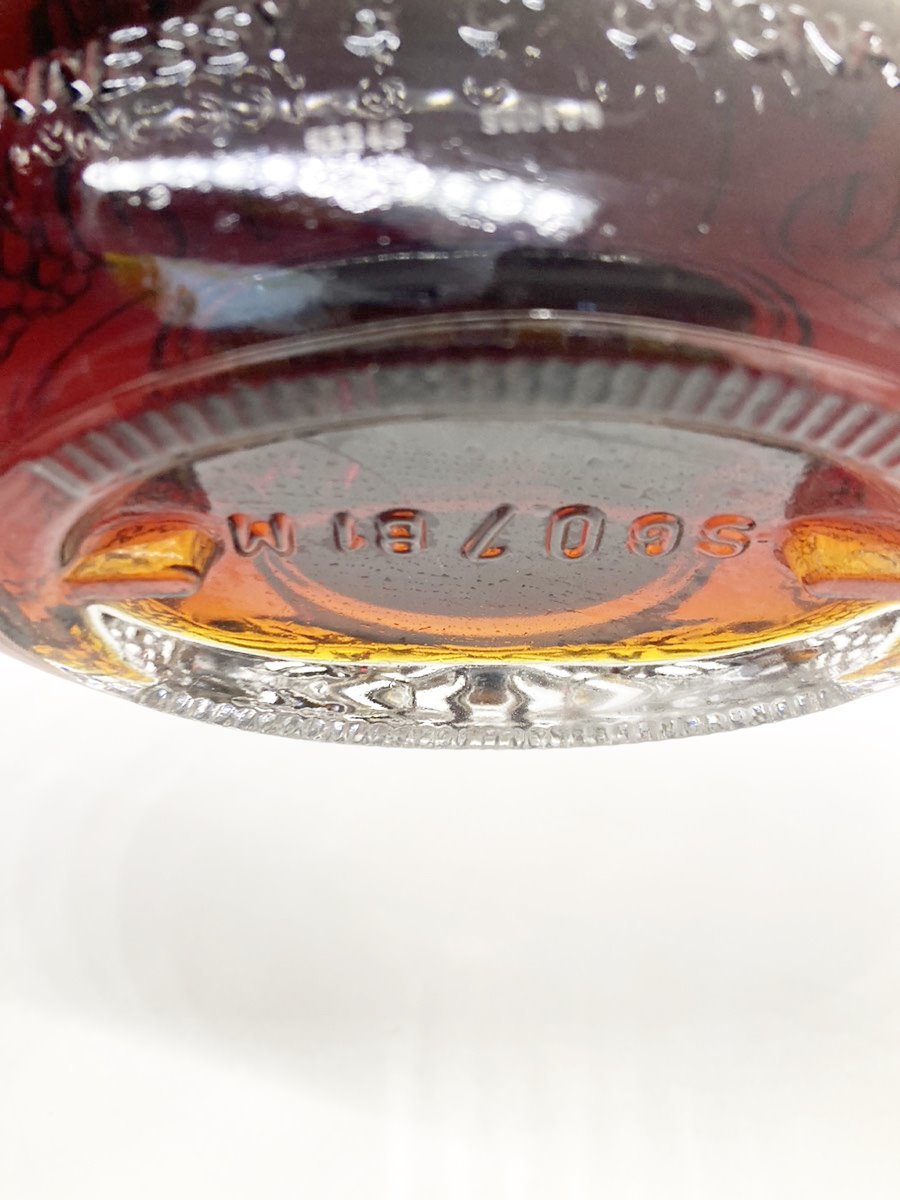 ◆◆【古酒】Hennessy XO ヘネシー 金キャップ クリアボトル ブランデー コニャック 箱あり 700ml 40% oi◆◆の画像4