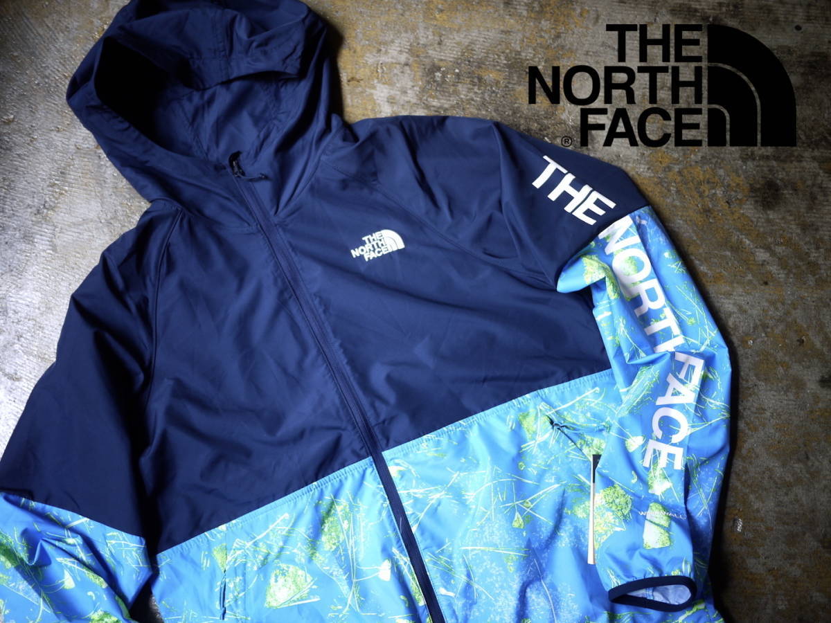 USモデル 新品 L/ノースフェイス ウインドシェル マウンテンパーカー THE NORTH FACE FLYWEIGHT HOODIE WINDWALL_画像4